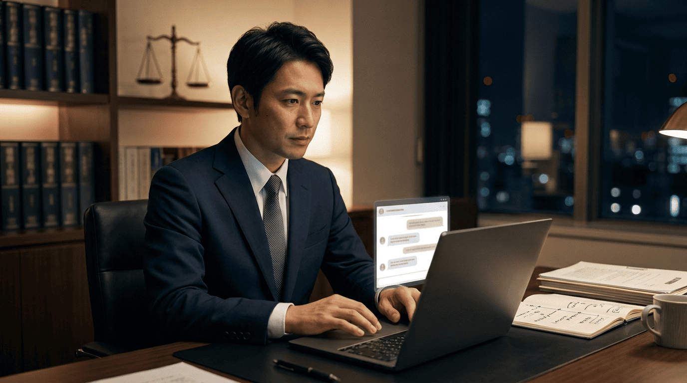 ChatGPTなどの汎用生成AIを使って、弁護士に相談する前に事実関係を整理する人